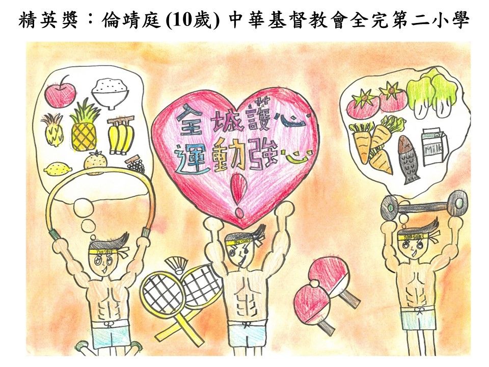 世界心臟日 香港心臟基金會繪畫比賽2018得獎作品